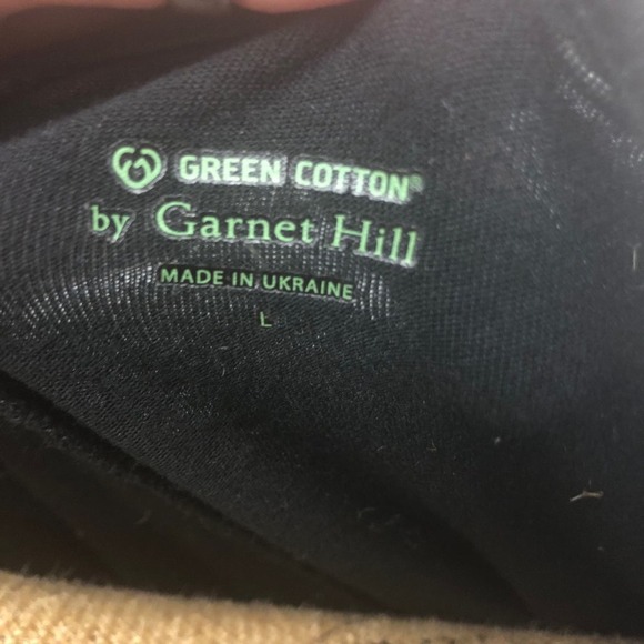 Garnet Hill Green Cotton Dress Womans L Black Long Sleeve Viscose Whimsy Goth - Picture 6 of 7